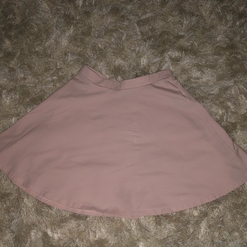 Pink circle skirt